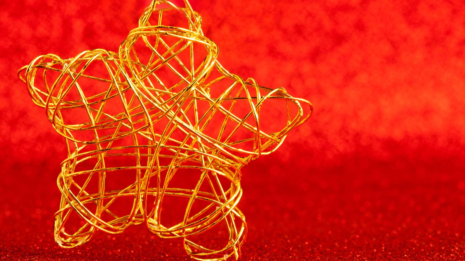 Weihnachtsdeko aus Drahtgitter