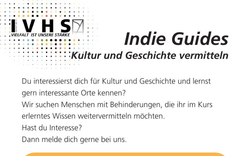 Seite aus dem Programmheft: Indie Guides