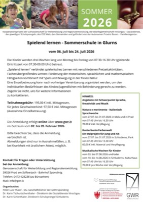 Sommerschule Glurns
