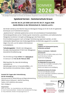 Sommerschule Graun