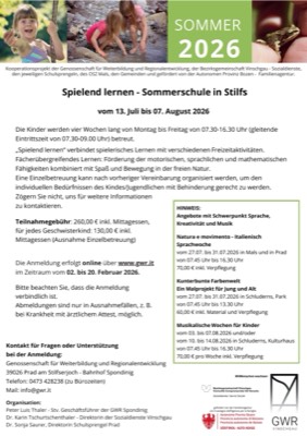Sommerschule Stilfs